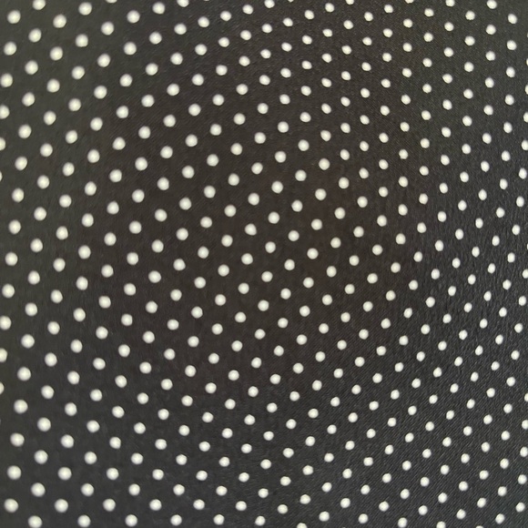 V-Neck Top with Black and White Polka Dots - Picture 4 of 5